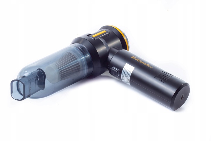 ODKURZACZ RĘCZNY SAMOCHODOWY BEZPRZEWODOWY AKUMULATOROWY MOC RIWALL