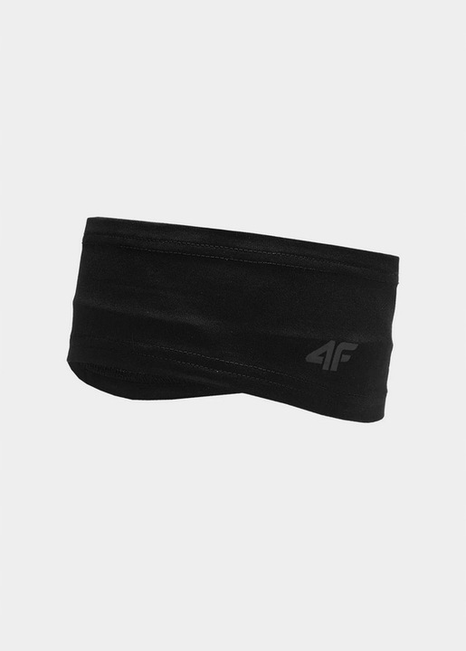 OPASKA NA GŁOWĘ 4F 4FAW23ABANU049 20S DO BIEGANIA NA ZIMĘ CZARNY ROZM S/M