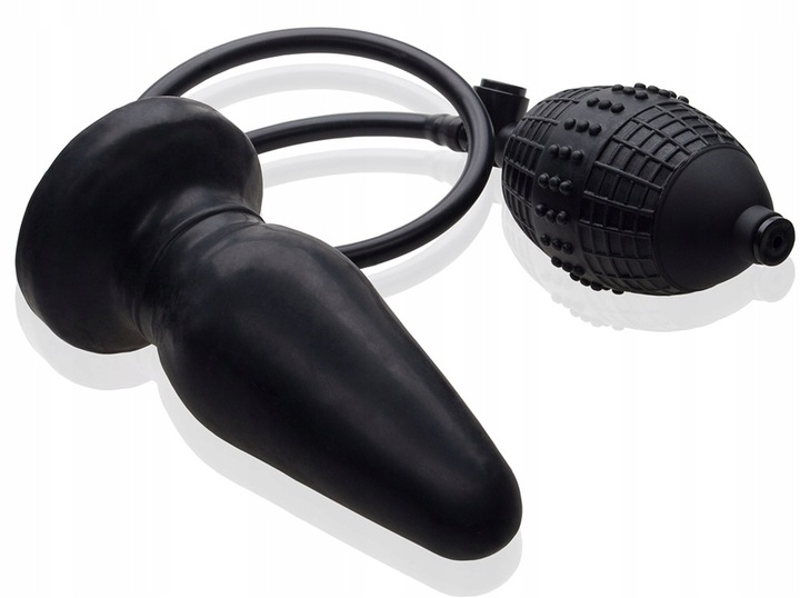 POMPOWANY KOREK ANALNY XXL DO 12 CM ŚREDNICY