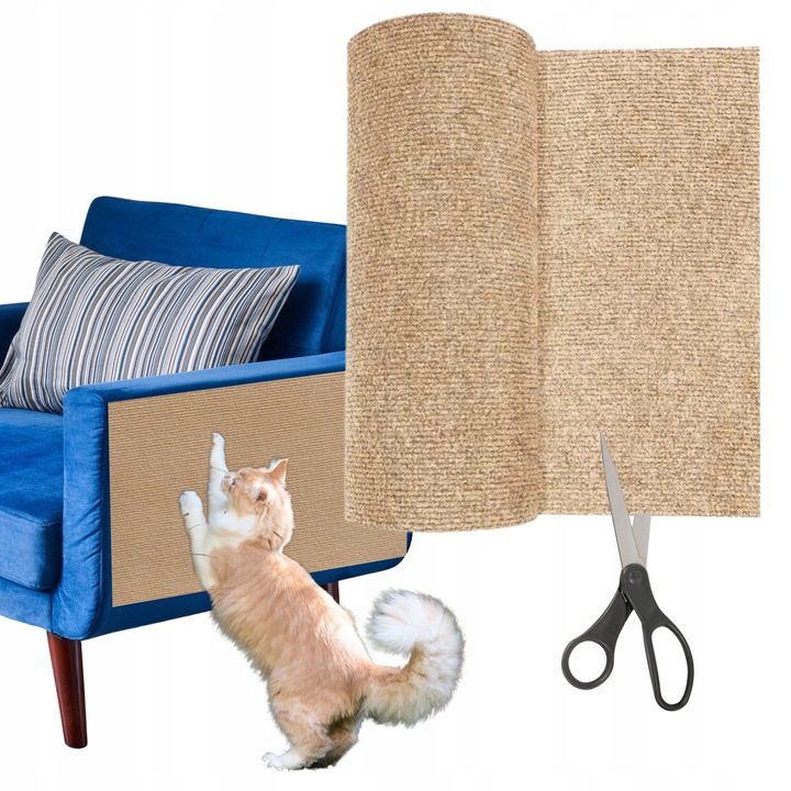 Samoprzylepna MATA DO DRAPANIA na kanapę meble dla kotów ochrona 200x40