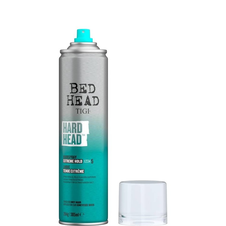 TIGI Hard Head Szybkoschnący lakier do włosów EXTRA MOCNY 385ml