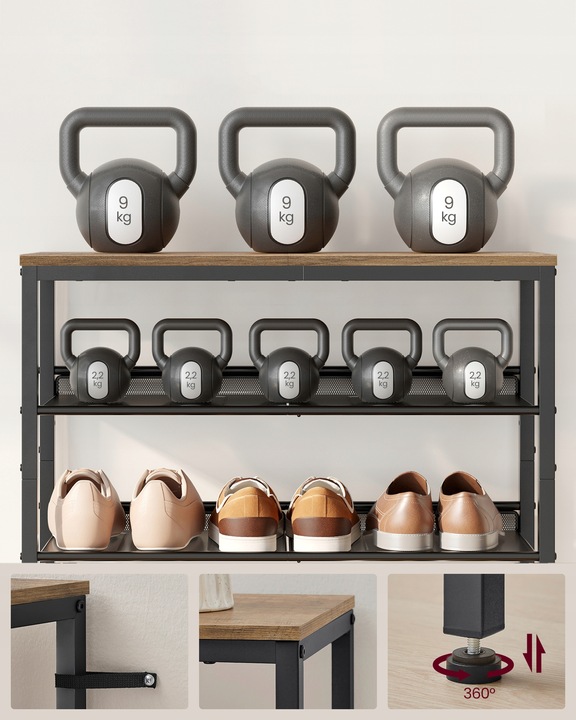 Szafka na Buty Regał Półka Sonoma Nowoczesna Solidna Do Korytarza Holu