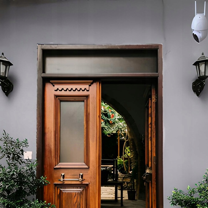 KAMERA ZEWNĘTRZNA OBROTOWA WIFI IP ZOOM MONITORING