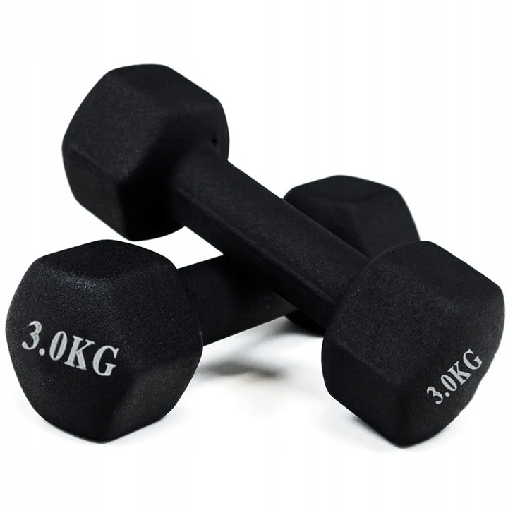 Zestaw hantli do ćwiczeń hantle hantelki ciężarki fitness stojak 1/2/3KG 12