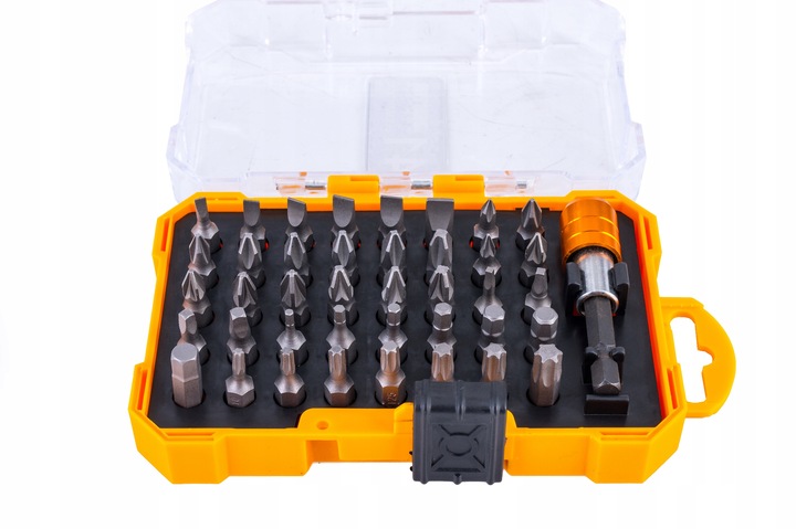 ZESTAW BITÓW KOŃCÓWEK WKRĘTARKI 41 EL. WALIZKA MP0304