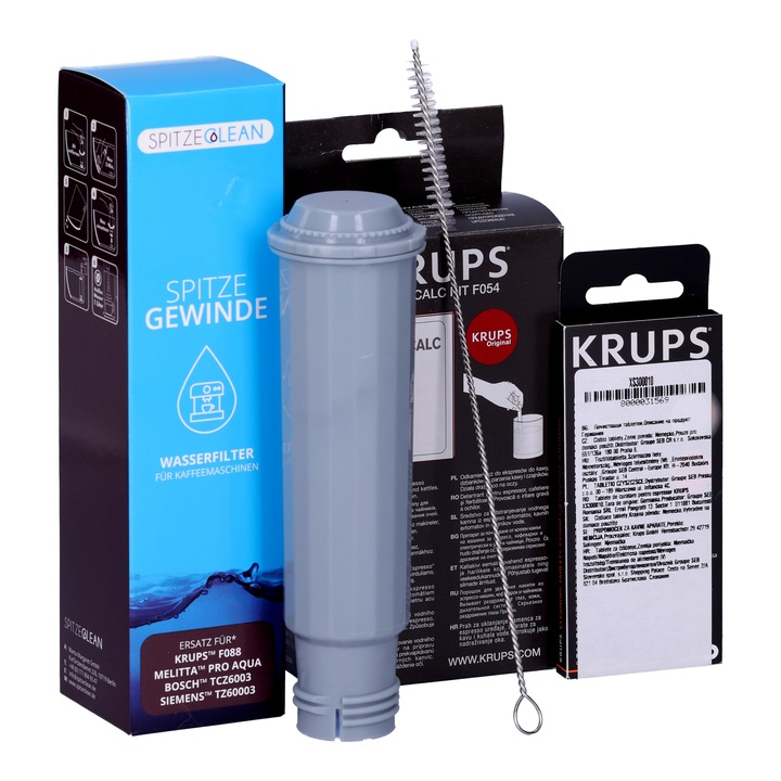 ZESTAW 1x Filtr wody do ekspresu KRUPS +Odkamieniacz +Tabletki