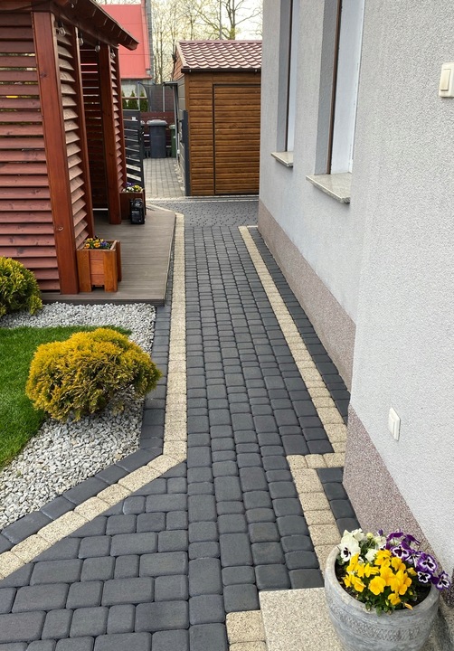 Barwiący IMPREGNAT farba kostki brukowej i elementów z BETONU 5l antracyt