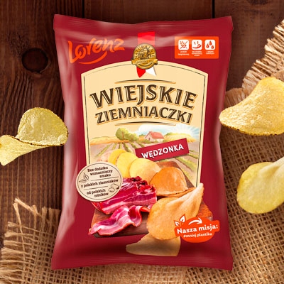 Zestaw Chipsy Wiejskie Ziemniaczki MIX 6+1 Gratis (7x130g)
