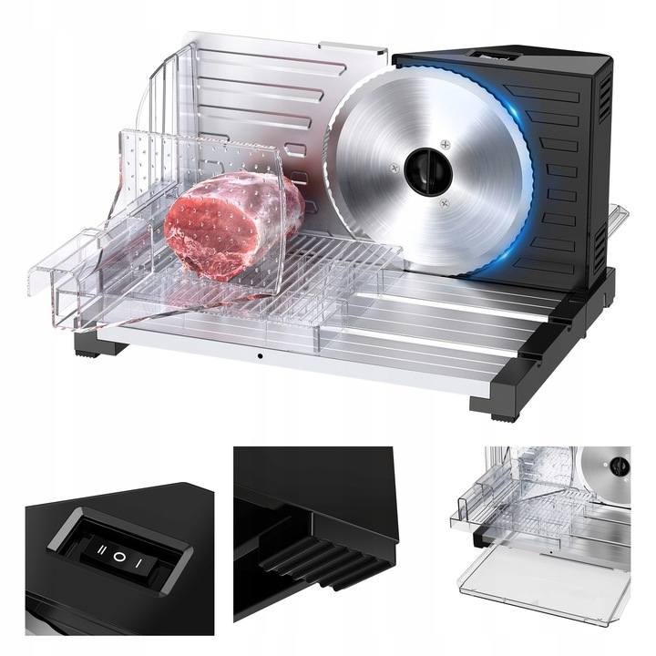 Krajalnica do warzyw chleba wędlin VERTENZ srebrna stal nierdzewna