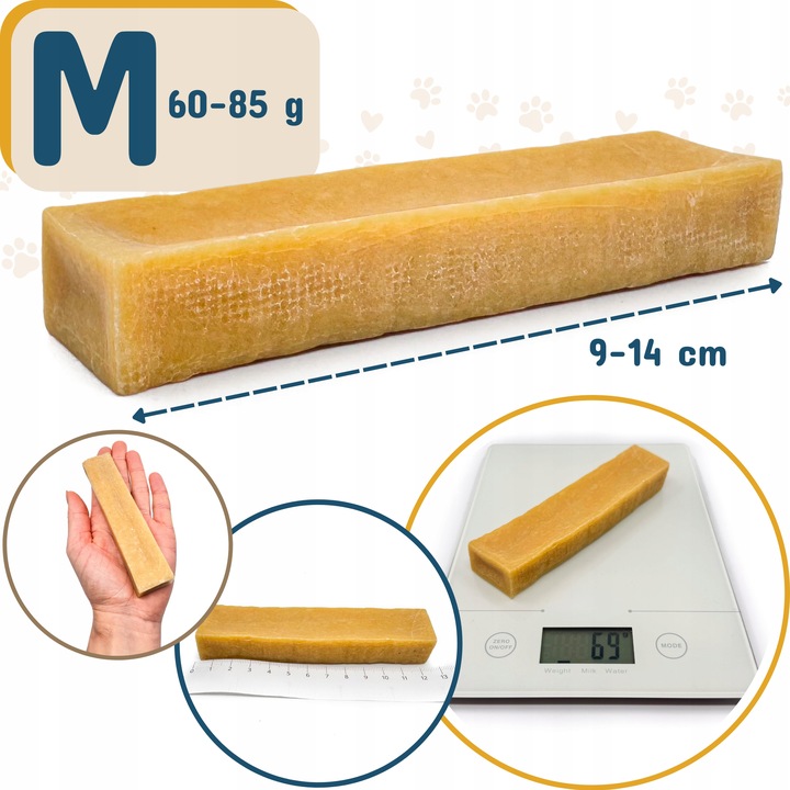 NATURALNY GRYZAK DLA PSA Z SERA HIMALAJSKIEGO SEREK M PRZEKĄSKA