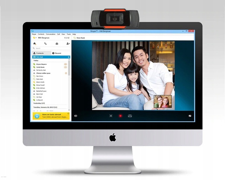 Kamerka Kamera INTERNETOWA PC FHD 1080P MIKROFON