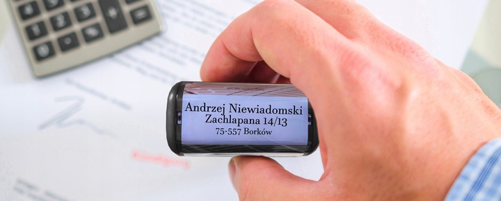 PIECZĄTKA FIRMOWA do 6 linii - IMPRINT 12 - TRODAT 8912 - LEKARSKA BIUROWA