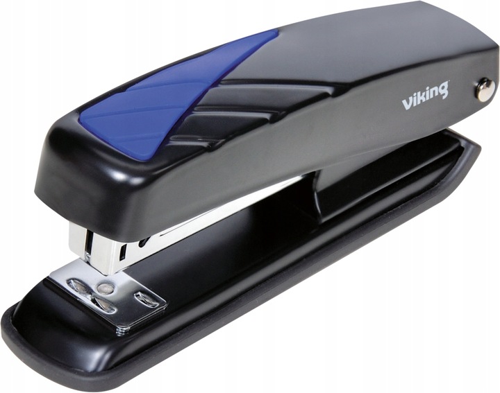 ZSZYWACZ BIUROWY do 20 kartek Viking czarny metalowy ergonomiczny