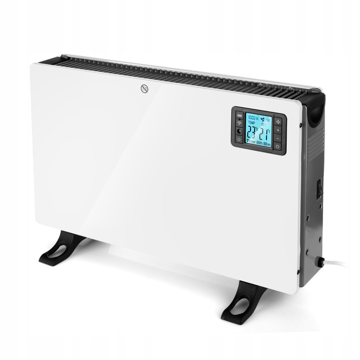 GRZEJNIK ELEKTRYCZNY KONWEKTOROWY ENERGOOSZĘDNY WI-FI 2000W PILOT TIMER LED