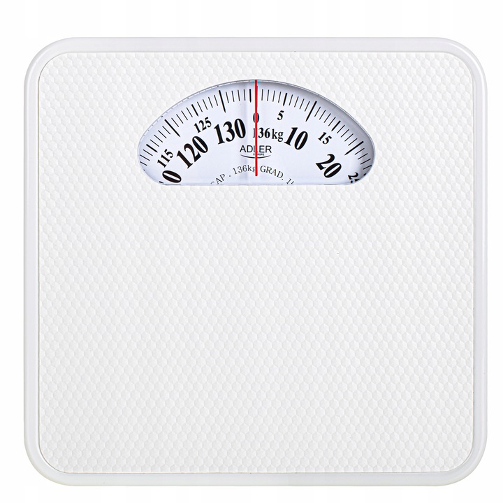 WAGA ŁAZIENKOWA MECHANICZNA DO 136kg ANALOGOWA ADLER AD8179