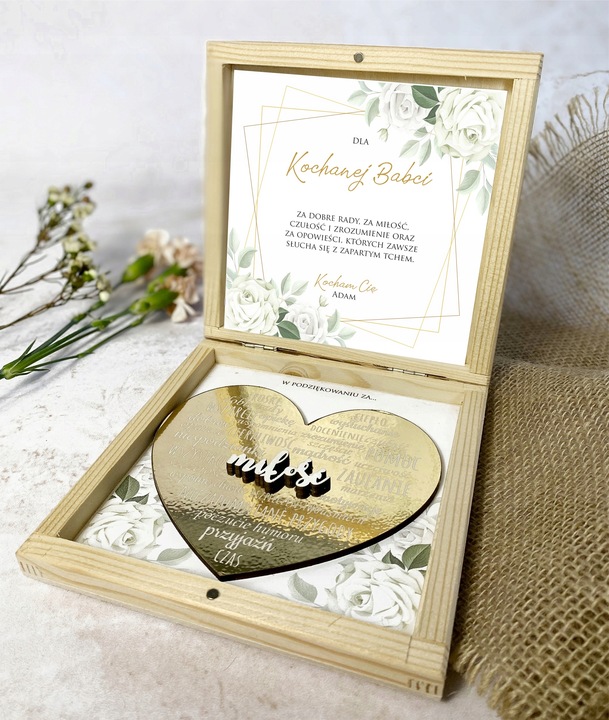 PREZENT NA DZIEŃ BABCI I DZIADKA PODZIĘKOWANIE