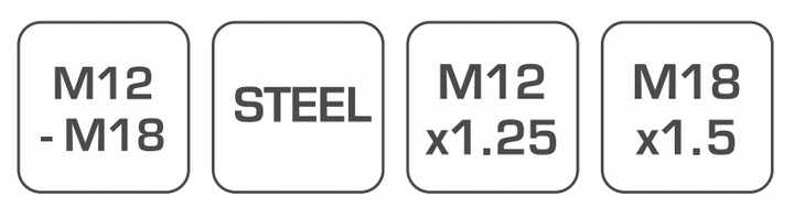 Zestaw do naprawy gwintów gniazd sondy Lambda 2cz.