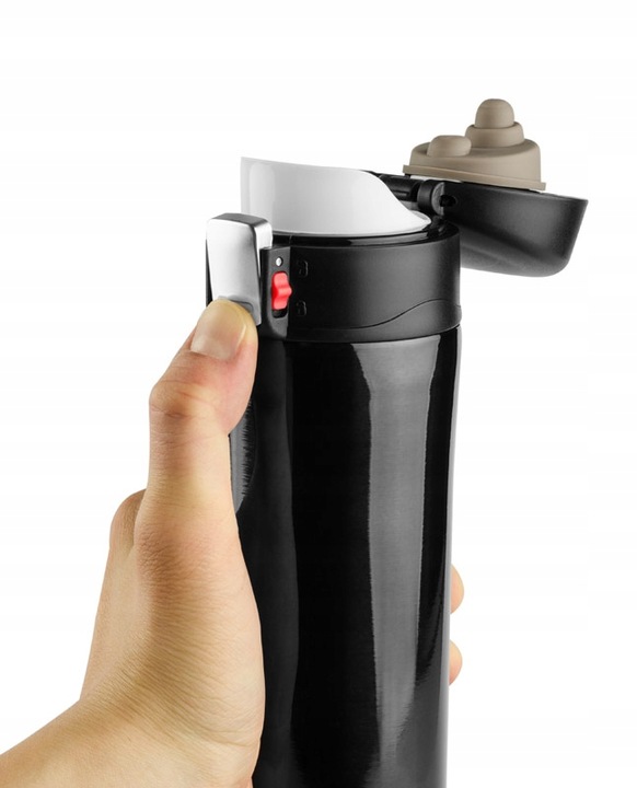 Termos Kubek Termiczny LOCK 440 ml Czarny