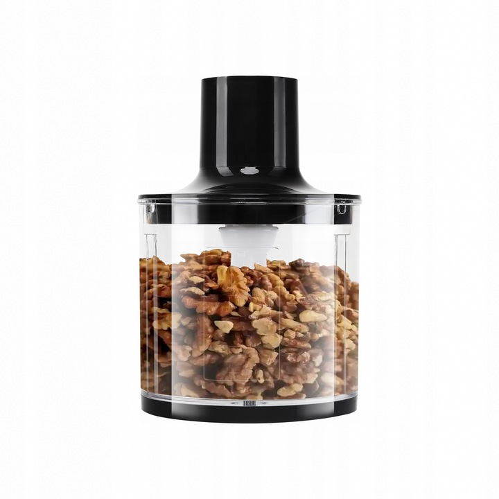 BLENDER WIELOFUNKCYJNY RĘCZNY ROZDRABNIACZ MOCNY 800W CZARNY Ideal