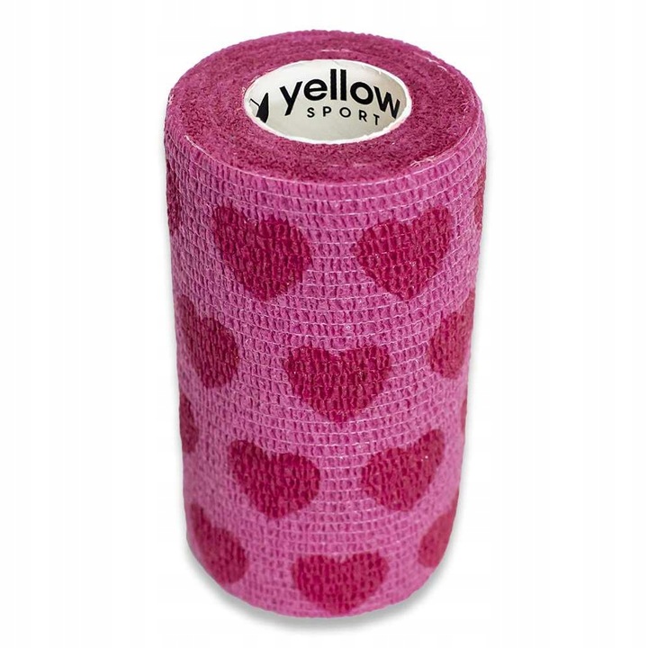 12 bandaży kohezyjnych samoprzylepnych 10cmx4,5m YELLOWBAND mix kolorów