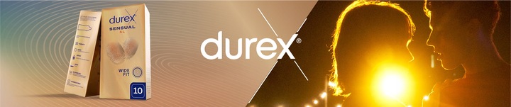 Prezerwatywy DUREX SENSUAL XL super cienkie powiększone duże większe