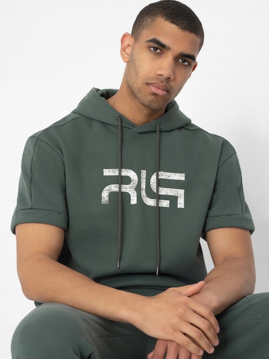 BLUZA DRESOWA MĘSKA TRENINGOWA 4F RL9 LEWANDOWSKI