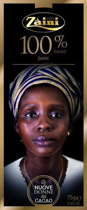 CZEKOLADA GORZKA 100% KAKAO ZAINI WOMEN OF COCOA 12 SZTUK x 75g SUPER