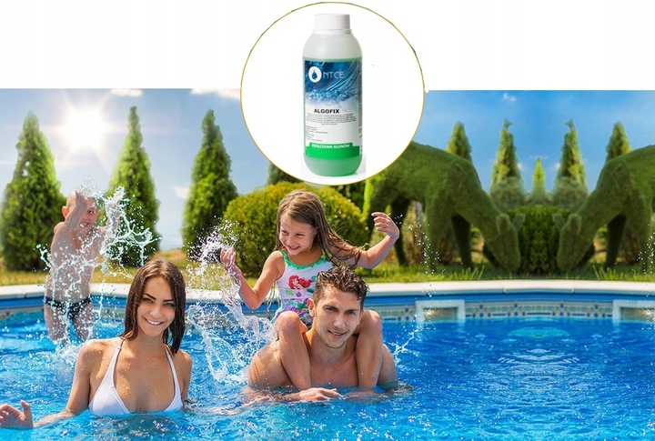 CHEMIA ANTYGLON ŚRODEK NA GLONY 1L BASENU JACUZZI KRYSTALIZATOR CHLOR