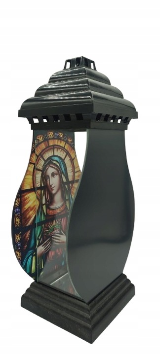 ZNICZ KAPLICZKA DUŻA Z WITRAŻEM MATKI BOSKIEJ