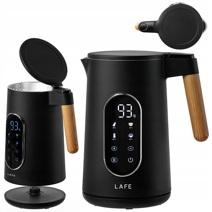 Czajnik elektryczny BEZPRZEWODOWY RETRO LOFT 2200 W 1,7 l czarny