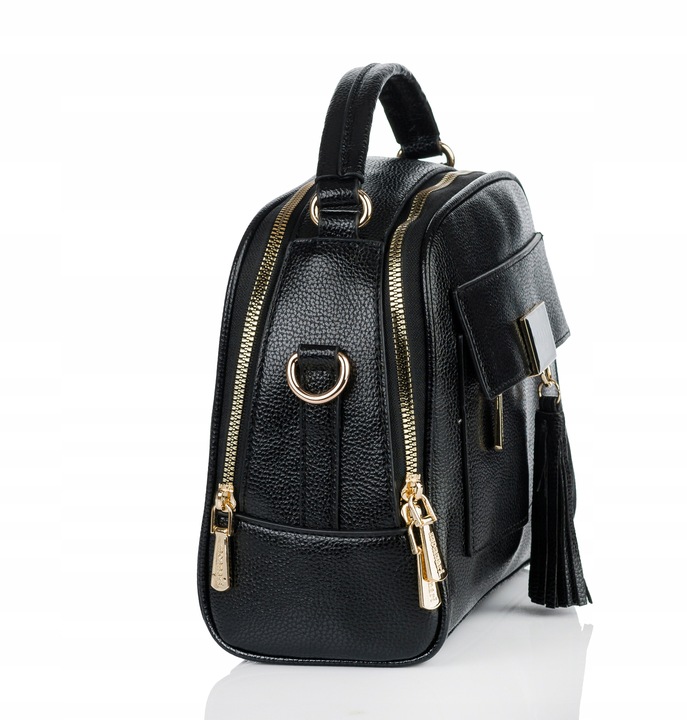 TOREBKA NA RAMIĘ LISTONOSZKA MONNARI Pojemna Kuferek Dwukomorowa PREMIUM