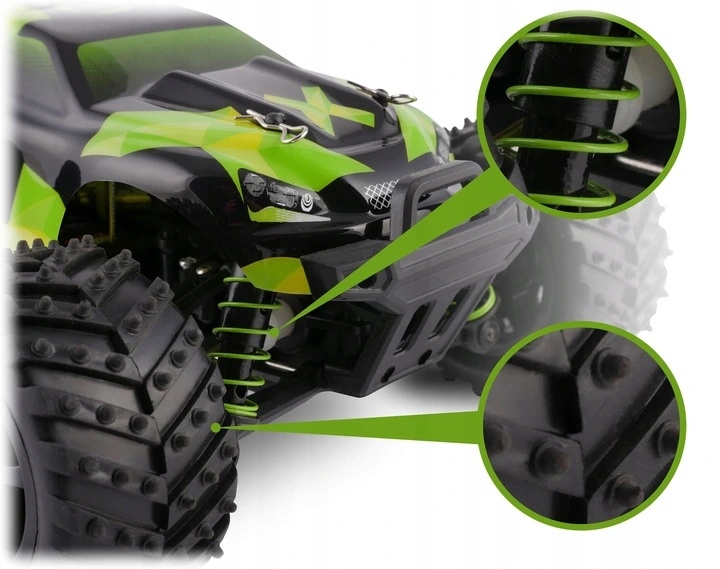 Samochód zdalnie sterowany OVERMAX Monster 45km/h