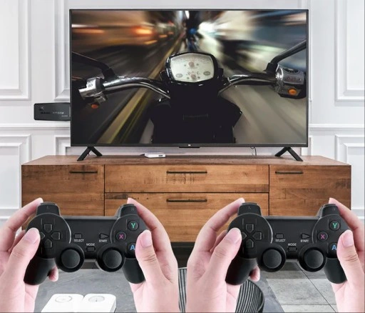 KONSOLA RETRO TV GRA TELEWIZYJNA EMULATOR BEZPRZEWODOWE PADY