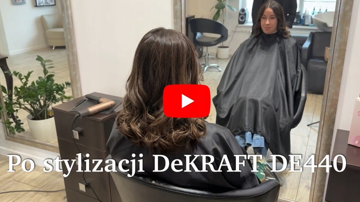 Dekraft Air Styler ICED LATTE suszarko-lokówka z jonizacją, NTC 1500W
