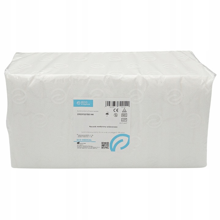 RĘCZNIKI WŁÓKNINOWE FRYZJERSKIE PERFOROWANE 70x40cm 100szt SOFT