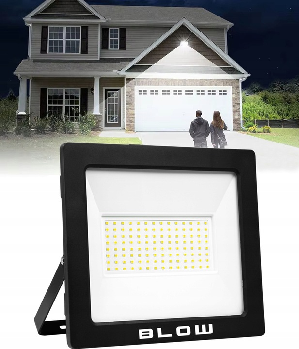 HALOGEN LAMPA ROBOCZA LED NAŚWIETLACZ REFLEKTOR ZEWNĘTRZNY 100W IP65