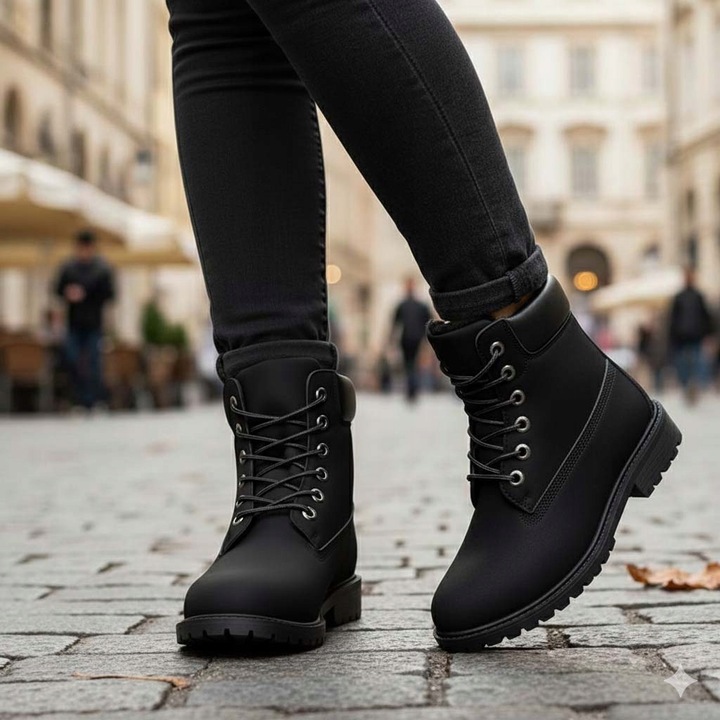 BUTY ZIMOWE DAMSKIE SPORTOWE OCIEPLANE ŚNIEGOWCE TRAPERY BOTKI P4