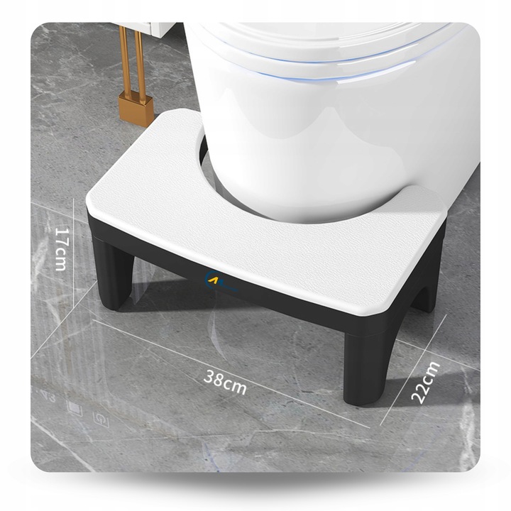 PODNÓŻEK TOALETOWY PODEST ŁAZIENKOWY STOŁEK TABORET SCHODEK TOALETY