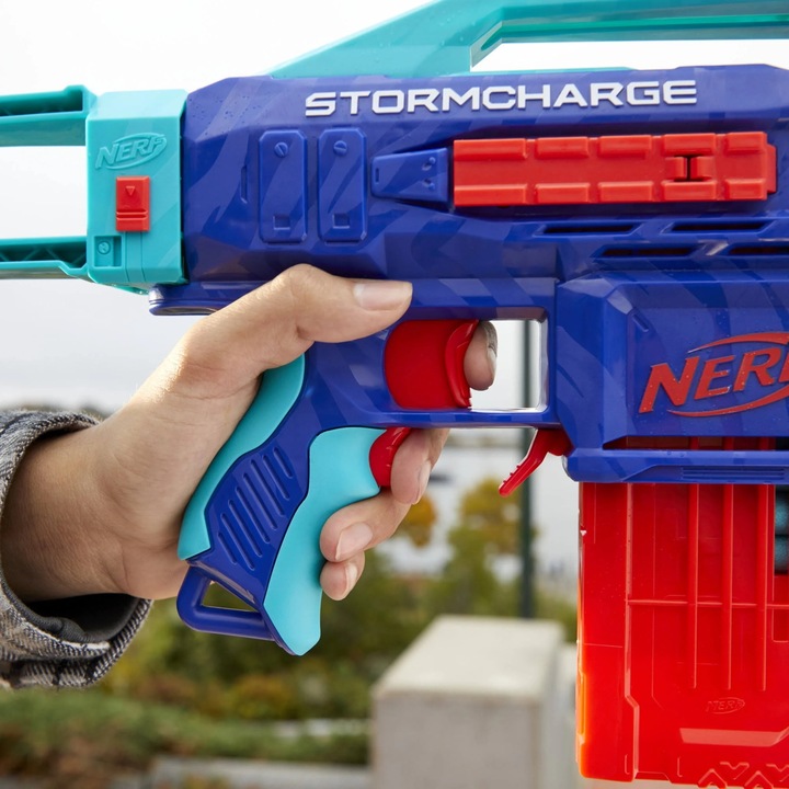 PISTOLET NERF ELITE 2.0 Automatyczny STORMCHARGE 4W1 20 STRZAŁEK +10 WAFFLE