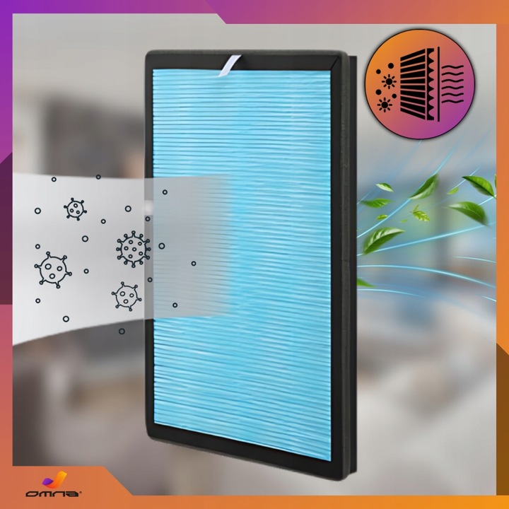 Oczyszczacz powietrza z jonizatorem duży dla alergików jony hepa lampa