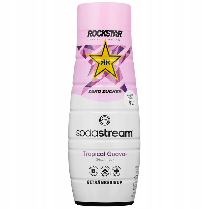 SYROP SODASTREAM ROCKSTAR TROPICAL GUAVA ZERO KONCENTRAT DO WODY 440ML
