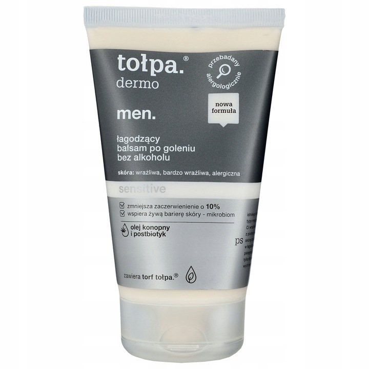 Tołpa Dermo Men Balsam po Golenia Łagodzący bez Alkoholu Sensitive 100ml