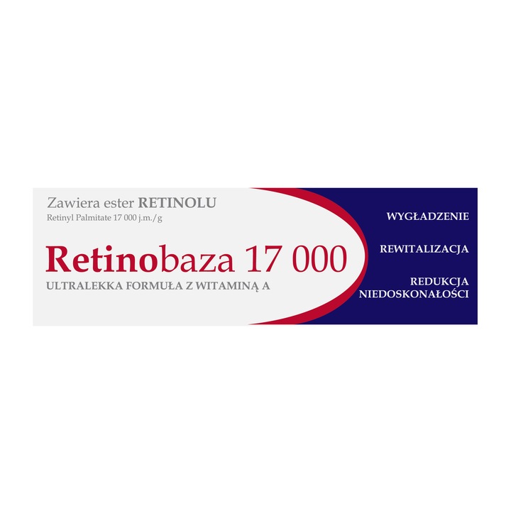 KREM z Witaminą A Retinobaza 17000 - Wygładzający Rewitalizujący 1%
