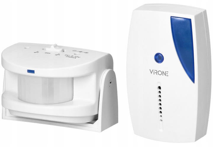 SYGNALIZATOR WEJŚĆ WEJŚCIA z Bezprzewodowym CZUJNIKIEM RUCHU Dzwonek