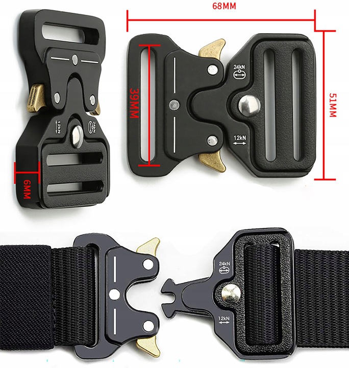 ZESTAW SASZETKA NERKA MĘSKA na pasek TAKTYCZNA + PAS WOJSKOWY TAKTYCZNY