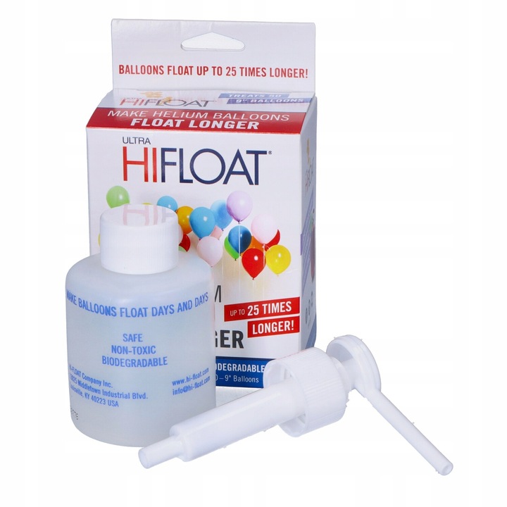 ŻEL klej USZCZELNIACZ HI-FLOAT 150ml BALONÓW Z HELEM z pompką ORYGINALNY