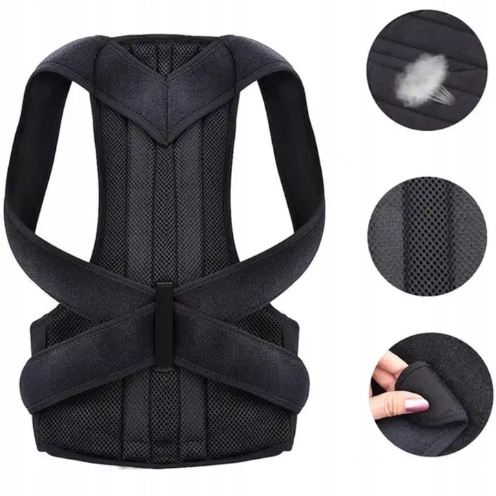 KOREKTOR WAD POSTAWY PLECÓW PAJĄCZEK SZELKI NA PROSTY KRĘGOSŁUP rozm. S