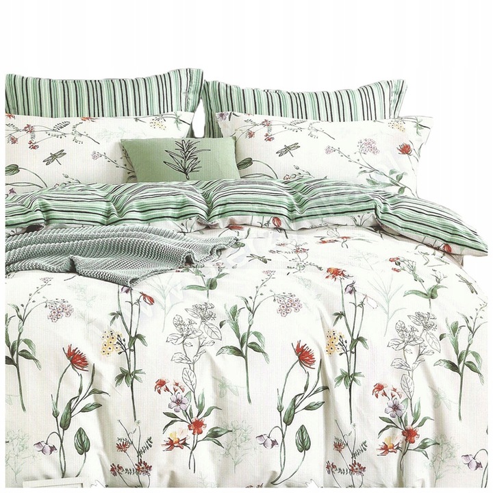 Komplet pościeli bawełna satynowa 200x220 70x80 dwustronna NOWE WZORY