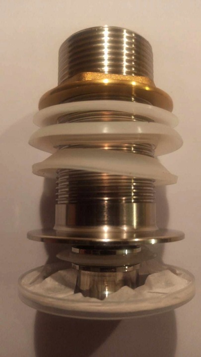 KOREK KLIK KLAK DO UMYWALKI BEZ PRZELEWU CHROM MOSIĄDZ KOREK