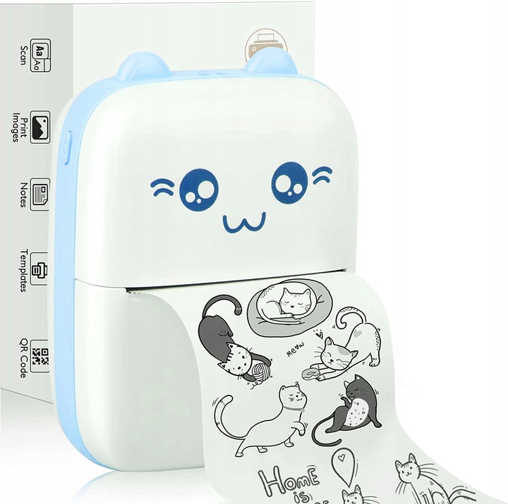 APARAT NATYCHMIASTOWY DRUKARKA DO ZDJĘĆ DRUKUŚ DLA DZIECI ZESTAW 11 ROLEK